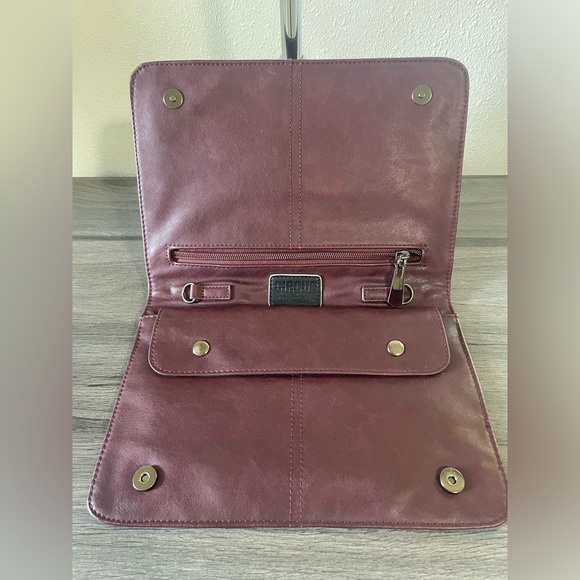 👛 Circus by Sam Edelman Burgundy Wine Red Chain Strap Crossbody/Tote Bag NWOT - Picture 4 of 8